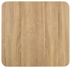 világosbarna MDF bisztróasztal 50 x 50 cm
