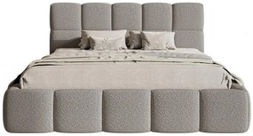 Franciaágy 160 cm Cirsten 160B (ágyráccsal) (szürke). 1099507