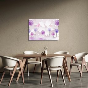 Kép - A virágok folyóján (üvegen) (70x50 cm)