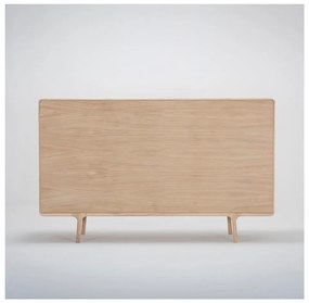 Fawn tömör tölgyfa komód 3 fiókkal, szélessége 180 cm - Gazzda