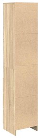 sonoma tölgy szerelt fa magasszekrény 37,5x35x180 cm