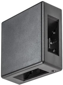 RÁBALUX 7317 LIPPA Modern Kültéri Fali Lámpa Fekete IP44