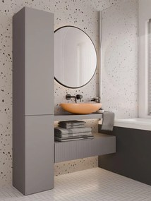 Faenza Nel IV fürdőszoba szekrény, 31x174x30 cm, agyag színű