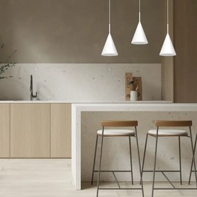 CAPITAL kábellel függesztett lámpa 1xGX53/15W/230V, átmérő 17 cm, fehér