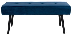 Skiby kék bársony pad - Bonami Essentials
