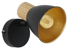 Brilagi - ODENSE fali irányítható spotlámpa 1xE14/10W/230V gumifa/fekete