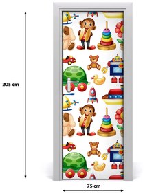 Ajtómatrica Játékok 75x205 cm