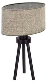 Duolla - Asztali lámpa OVAL 1xE27/15W/230V átm. 30 cm barna