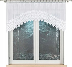 Jacquard függöny békák számára Felicia 200x80 fehér