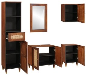 Fürdőszobai bútorok fiókkal ajtóval 5 pcs 38 x 33 x 160 cm