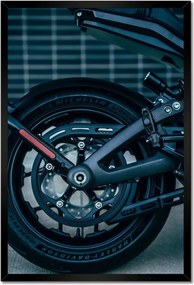 Poszterek keretben 40x60 Harley Davidson Motorkerékpár