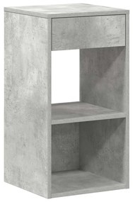 Éjjeliszekrények fiókos 2 db betonszürke 35x34x66,5 cm