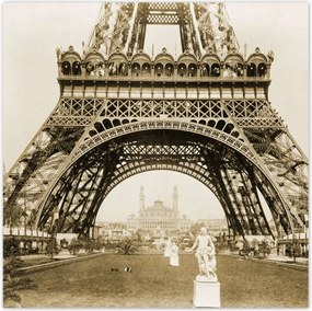 Poszterek 30x30 Régi kép az Eiffel-toronyról