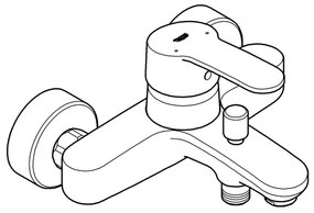 GROHE 33591002 - EUROSTYLE COSMOPOLITAN kádcsaptelep, fényes króm