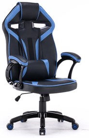 Gamer és irodai szék, Drift, 52x130x67 cm, kék