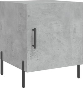 vidaXL betonszürke szerelt fa éjjeliszekrény 40 x 40 x 50 cm