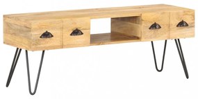 tömör mangófa TV-szekrény 120 x 35 x 45 cm