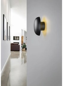 Matt fekete USB LED fali lámpa Davey – Trio