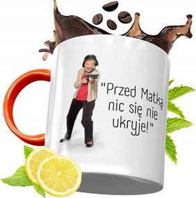 Narancssárga Bögre Anyukáknak Anyák Napjára fényképes nyomattal