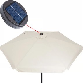 Deuba LED napernyő Athens Ø330 cm - krém