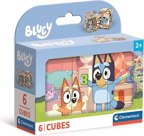 Bluey Play All Day mesekocka 6 db-os Clementoni