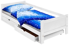 Kanapéágy DIANA  90-180x200 cm fehér lakk