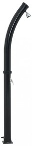 fekete szolárzuhany 214 cm 20 L
