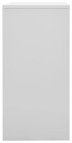 5 db világosszürke-kék acél zárható szekrény 90 x 45 x 92,5 cm