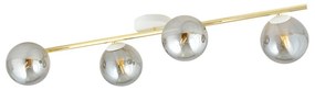 EMIBIG 1247-4 SPLENDI Glamour Mennyezeti Lámpa Fehér, Grafit, Arany E14 IP20