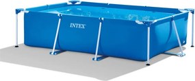 Medence belső fólia, Intex Rectangular Frame, 300 x 200 x 75 cm, kék, téglalap alakú, 3 rétegű PVC, leeresztő szeleppel, szűrő csatlakozással (10944)