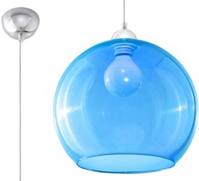 Sollux Lighting Ball függőlámpa 1x60 W kék SL.0251