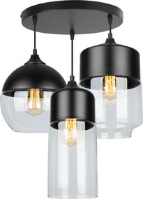 Mennyezeti Lámpa Lógó Csillár Üveg Lámpabúra Hármas Modern Loft