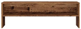 antik hatású szerelt fa TV-szekrény 120 x 40 x 40 cm