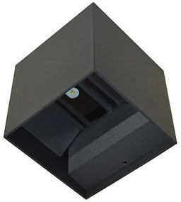 LED Kültéri fali lámpa KREON 2xLED/3W/230V IP54 4000K antracit