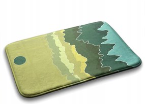 Fürdőszobaszőnyeg puha Hegyek Absztrakt 90x60 cm