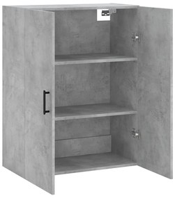 betonszürke fali szekrény 69,5x34x90 cm
