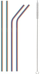 Lamart LT7053 Straw 5 db-os készlet szivárványos szívószálak