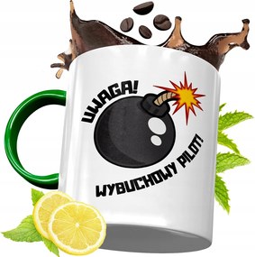 Zöld Bögre Pilótának Születésnapi Ajándék fényképes nyomtatással