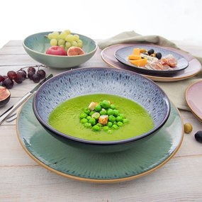 Lila mély kerámia tányér ø 20,5 cm Glaze – Orion