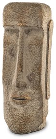 Kerámia Moai szobor Bézs Dísztárgy 41x13,5x13,5cm