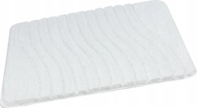 Fürdőszobaszőnyeg Wc-hez Csúszásgátló Fehér Hullámos Sara Szőnyeg 50x60 cm