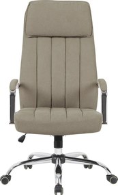 Irodai szék, bézs/króm, JODY