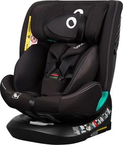 Lionelo-forgatható autósülés alappal BASTIAAN ONE i-Size 40-150 cm Black Carbon