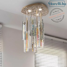 PATRIZIA VOLPATO 7700-S80-CLEAR IRIDE Glamour Függesztett Lámpa LED IP20