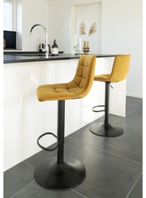 Sárga bárszék szett 2 db-os 88 cm Middelfart – House Nordic