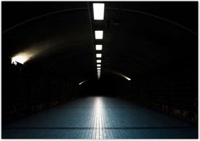 Poszterek 100x70 Út Alagút Lámpák