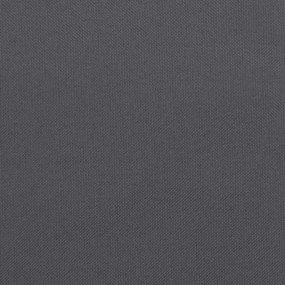 antracitszürke szövet raklappadló-párna 60x60x9,5 cm