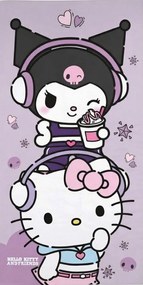 Hello Kitty Best Friend fürdőlepedő, strand törölköző 70x140cm (Fast Dry)