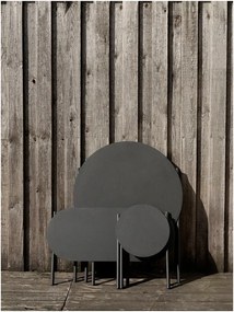 Fekete fém kerti pad Disc – Zone