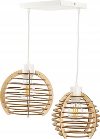 Függő lámpa csillár túlnyúlás mennyezeti lámpabúra fa